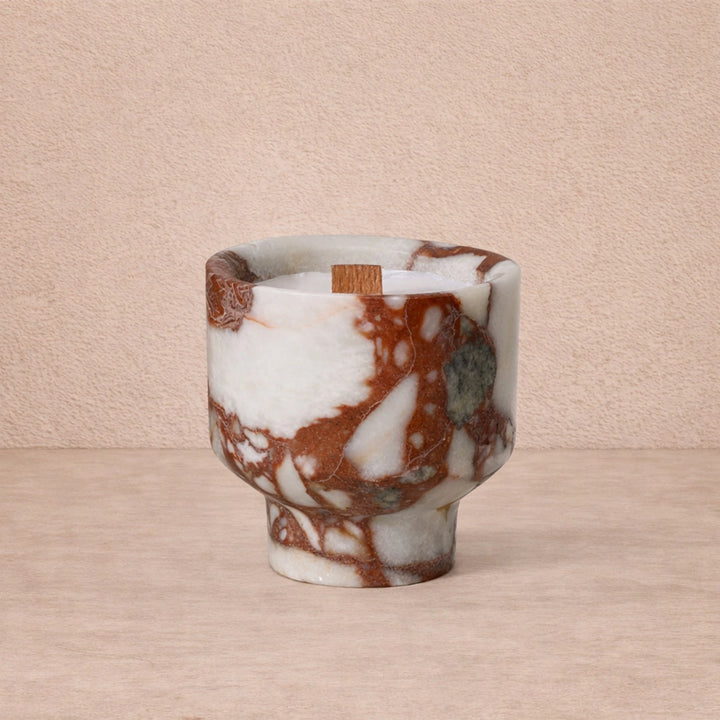 Rubea Candle - Rufouse Marble