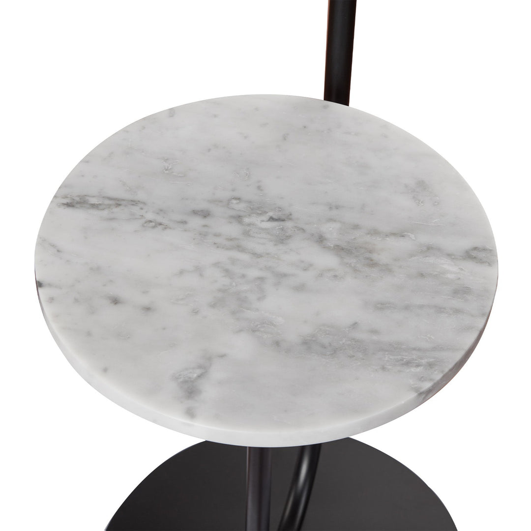 Edgar Carrara Marble Floor Light - Black & White LiangAndEimil 4