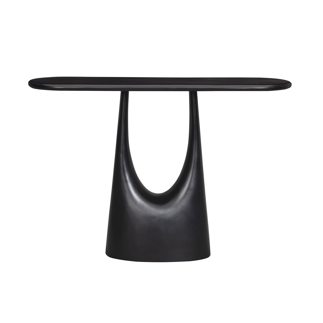 Combe Console Table - Satin Black LiangAndEimil 1