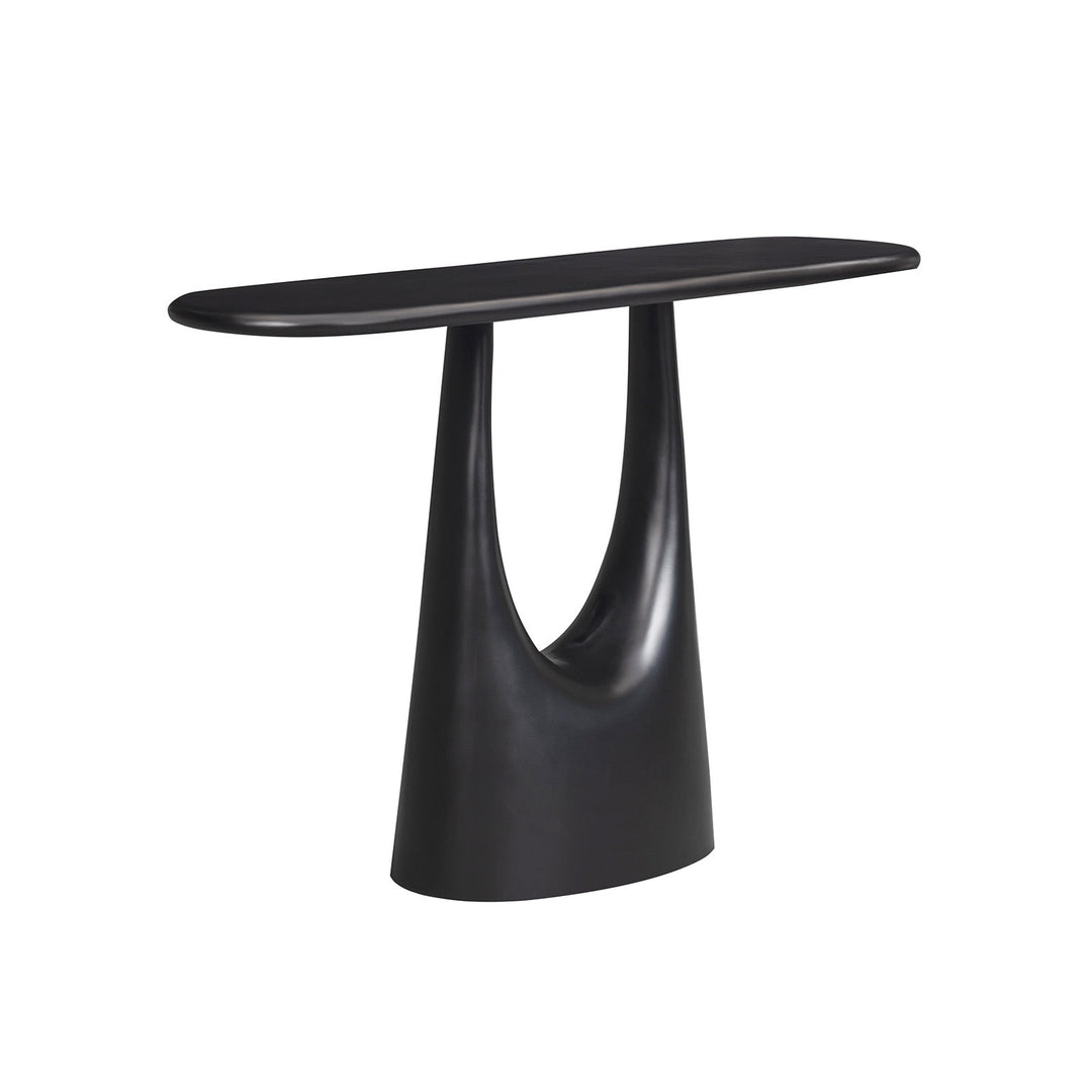 Combe Console Table - Satin Black LiangAndEimil 3