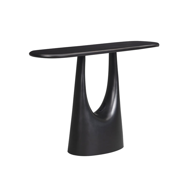 Combe Console Table - Satin Black LiangAndEimil 3