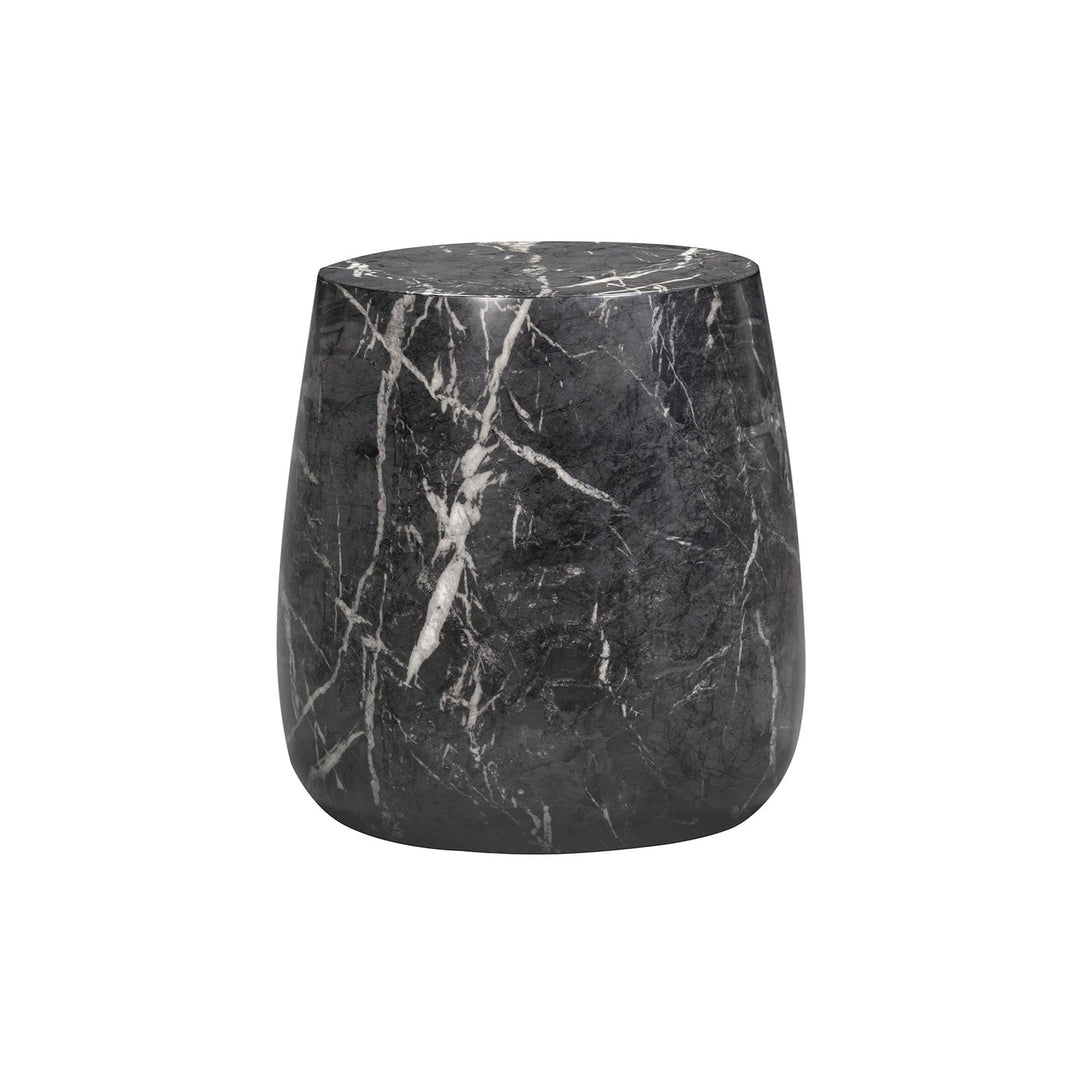 Bongo Small Round Side Table - Marquina Black Marble Effect LiangAndEimil 5