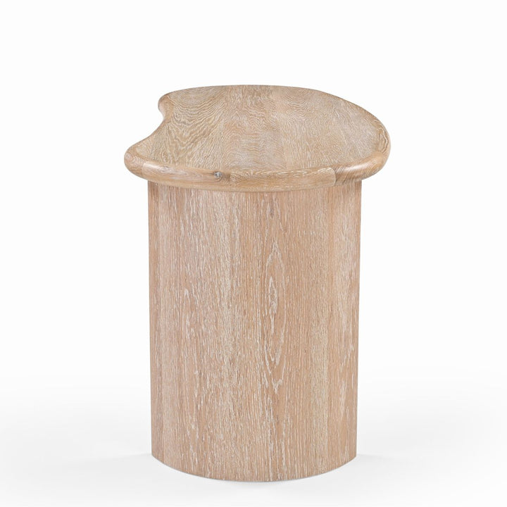 Lluna Desk - Brushed Natural American White Oak