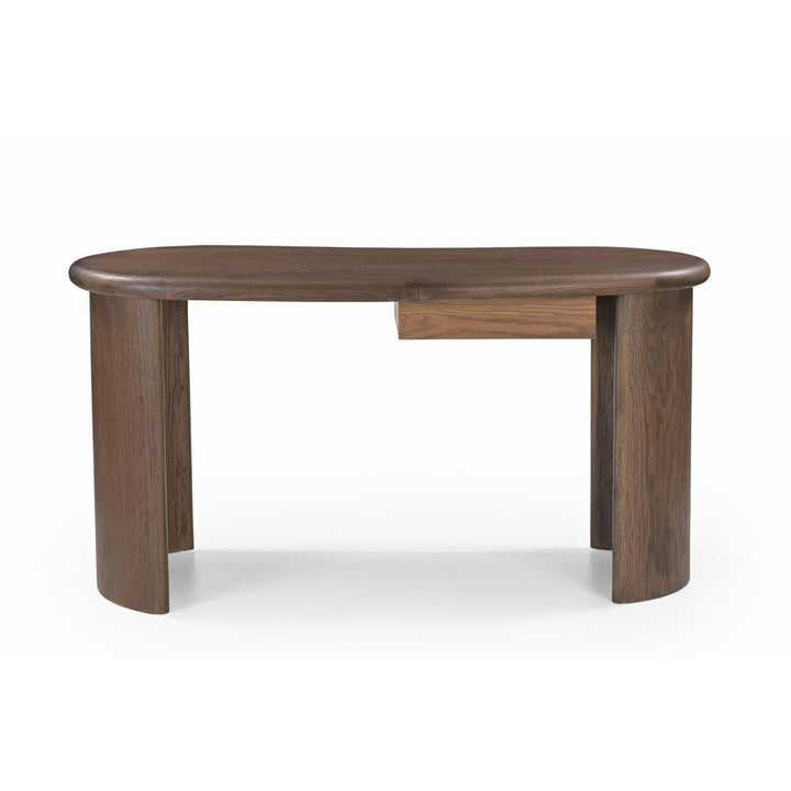 Lluna Desk - Brushed Mid-Brown Oak
