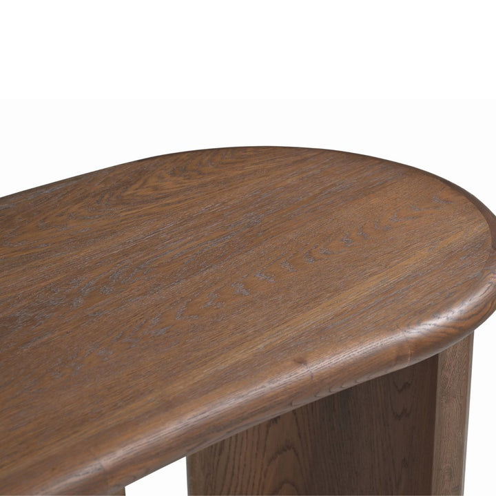 Lluna Desk - Brushed Mid-Brown Oak