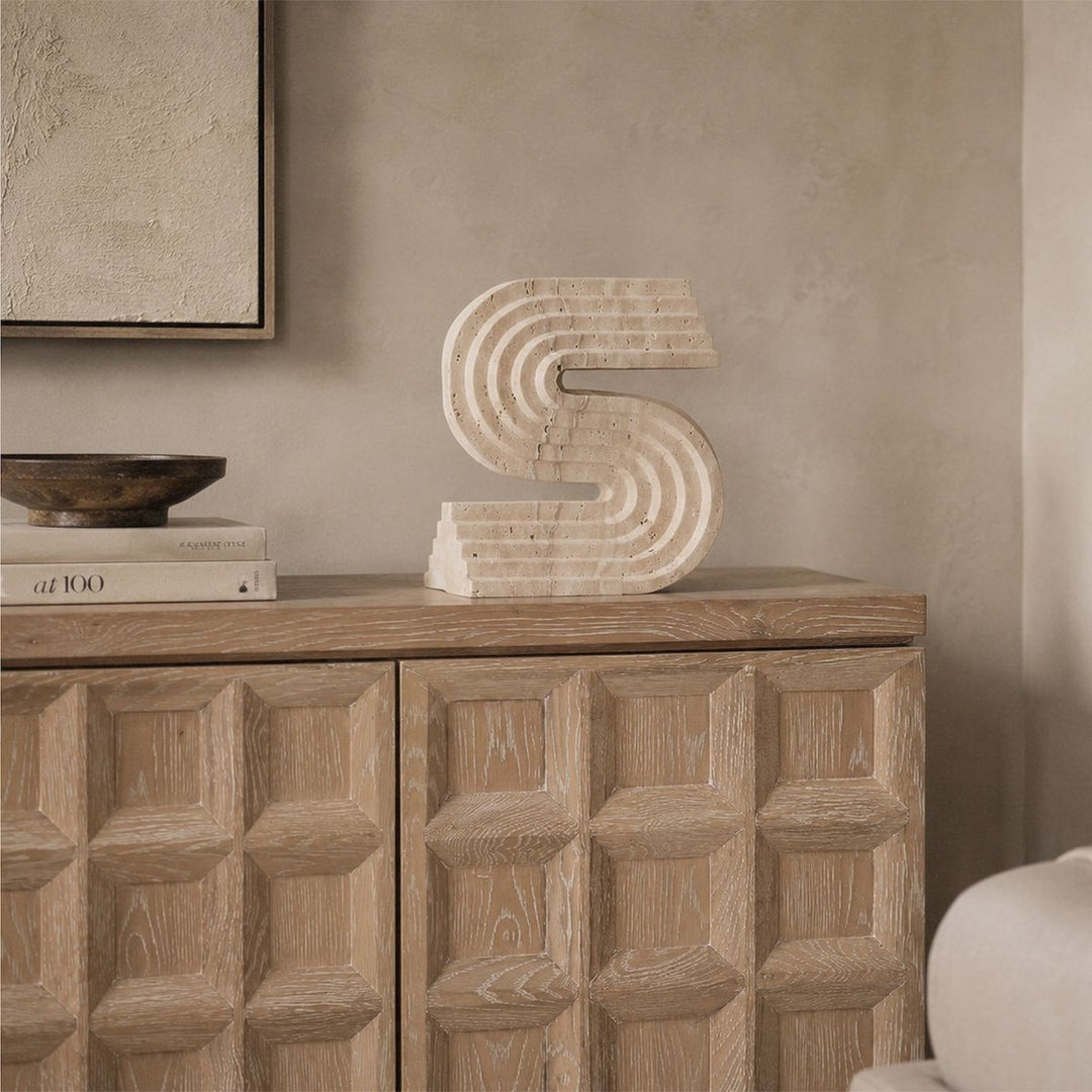 Llauna 2 Door Sideboard - Brushed Light Beige Oak