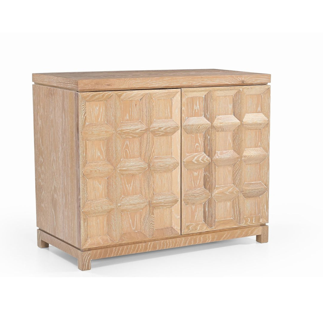 Llauna 2 Door Sideboard - Brushed Light Beige Oak