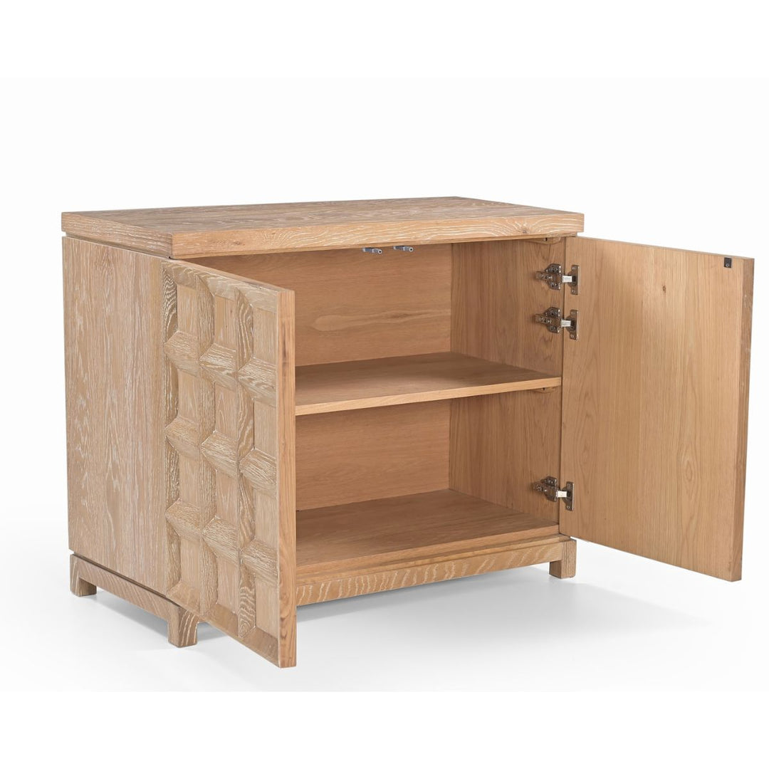 Llauna 2 Door Sideboard - Brushed Light Beige Oak