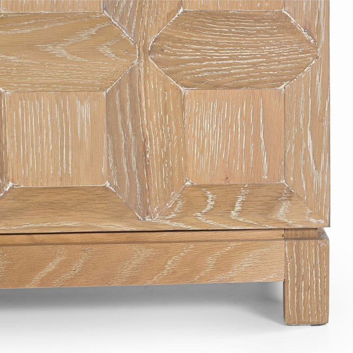 Llauna 2 Door Sideboard - Brushed Light Beige Oak