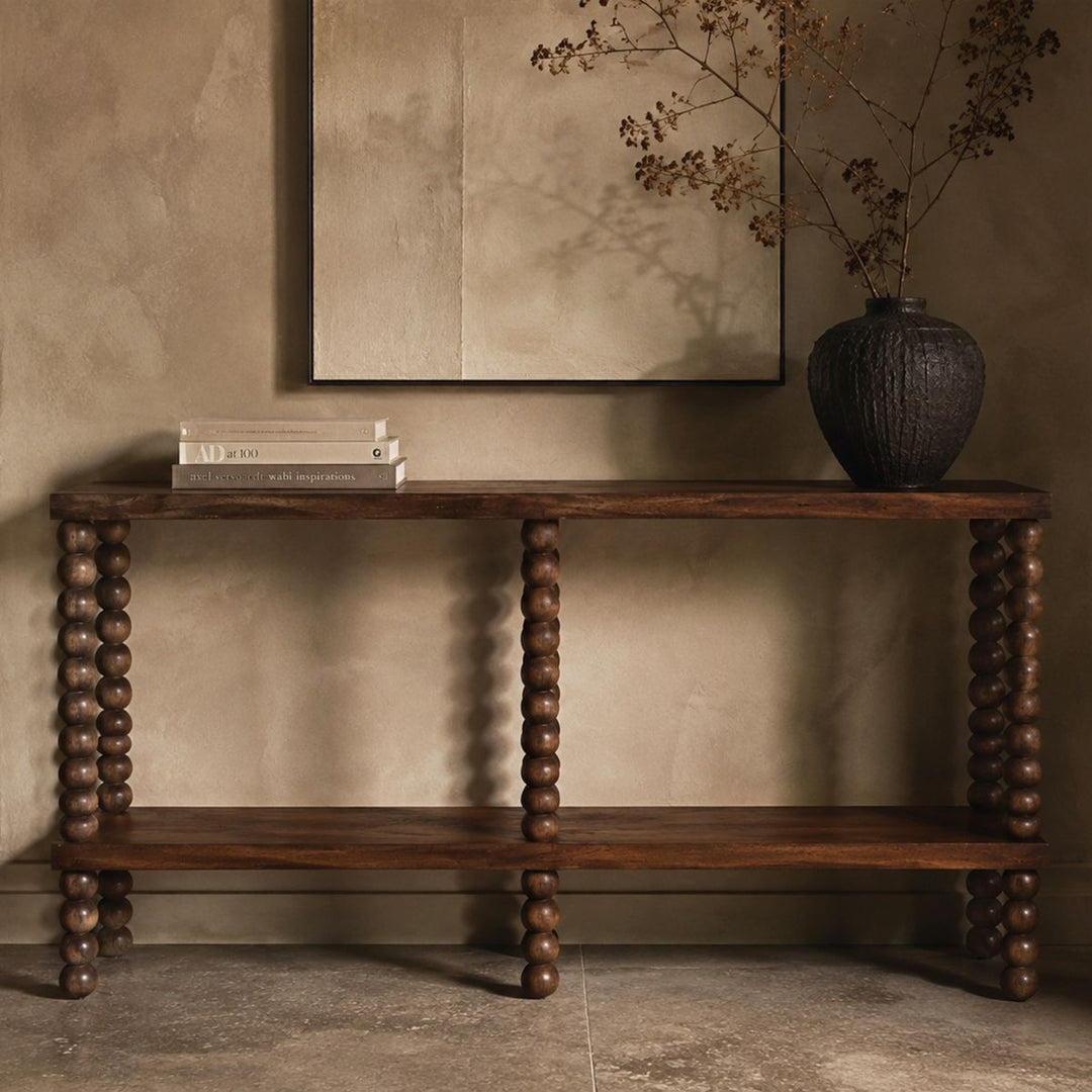 Legend Console Table - Brushed Mid-Brown Acacia Wood