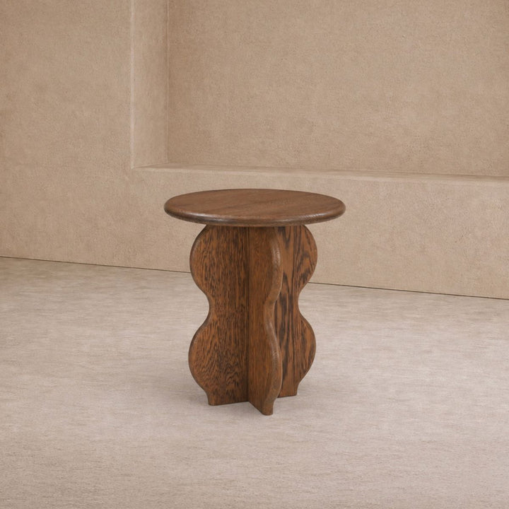 Oltok Side Table - Brushed Mid-Brown Oak