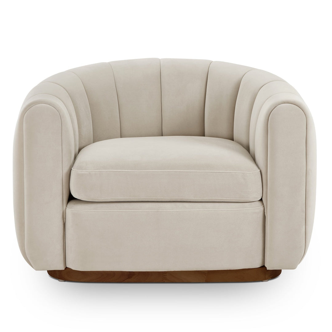 Arles Occasional Chair - Melbourne Stone & Walnut