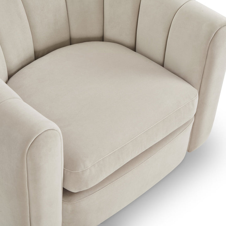 Arles Occasional Chair - Melbourne Stone & Walnut
