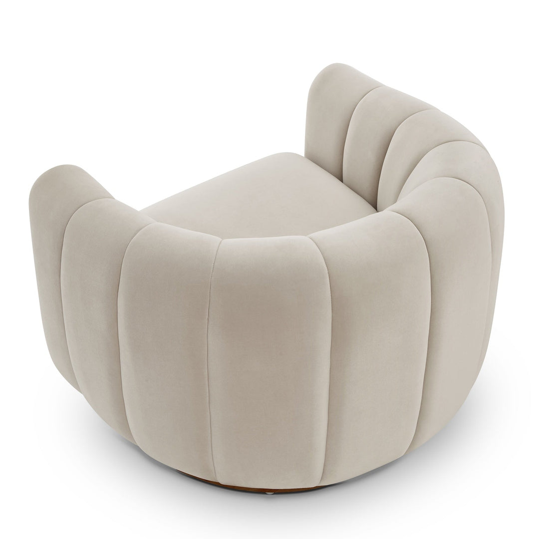 Arles Occasional Chair - Melbourne Stone & Walnut