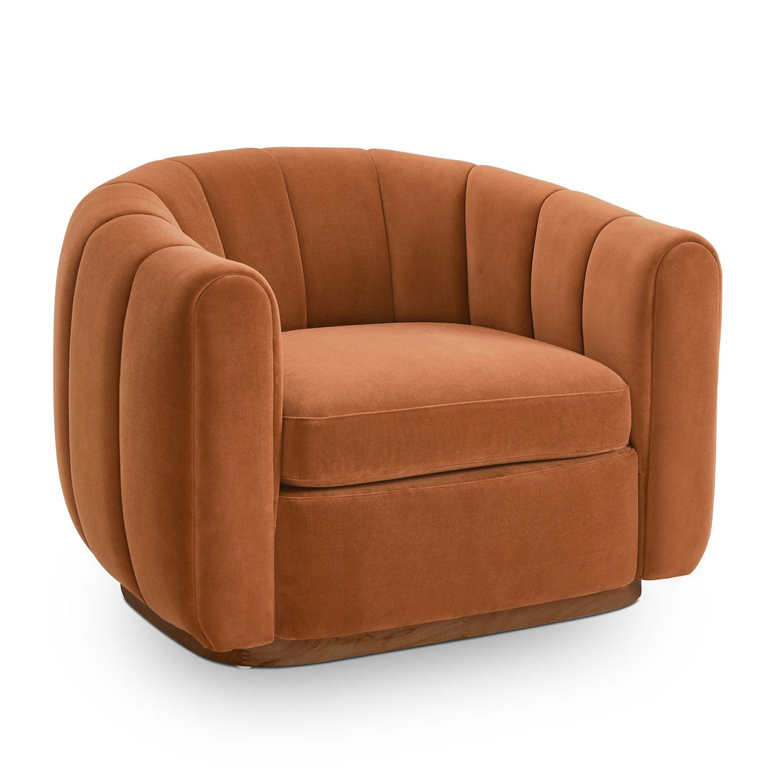 Arles Occasional Chair - Melbourne Clay & Natural Wood