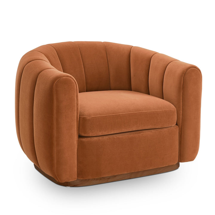 Arles Occasional Chair - Melbourne Clay & Natural Wood
