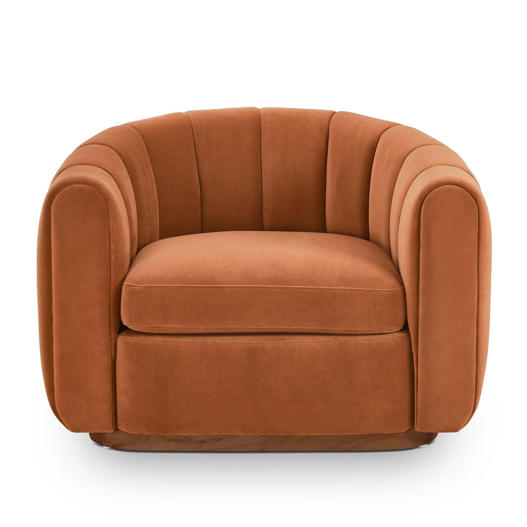 Arles Occasional Chair - Melbourne Clay & Natural Wood