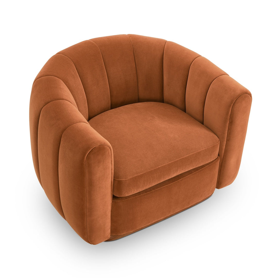 Arles Occasional Chair - Melbourne Clay & Natural Wood
