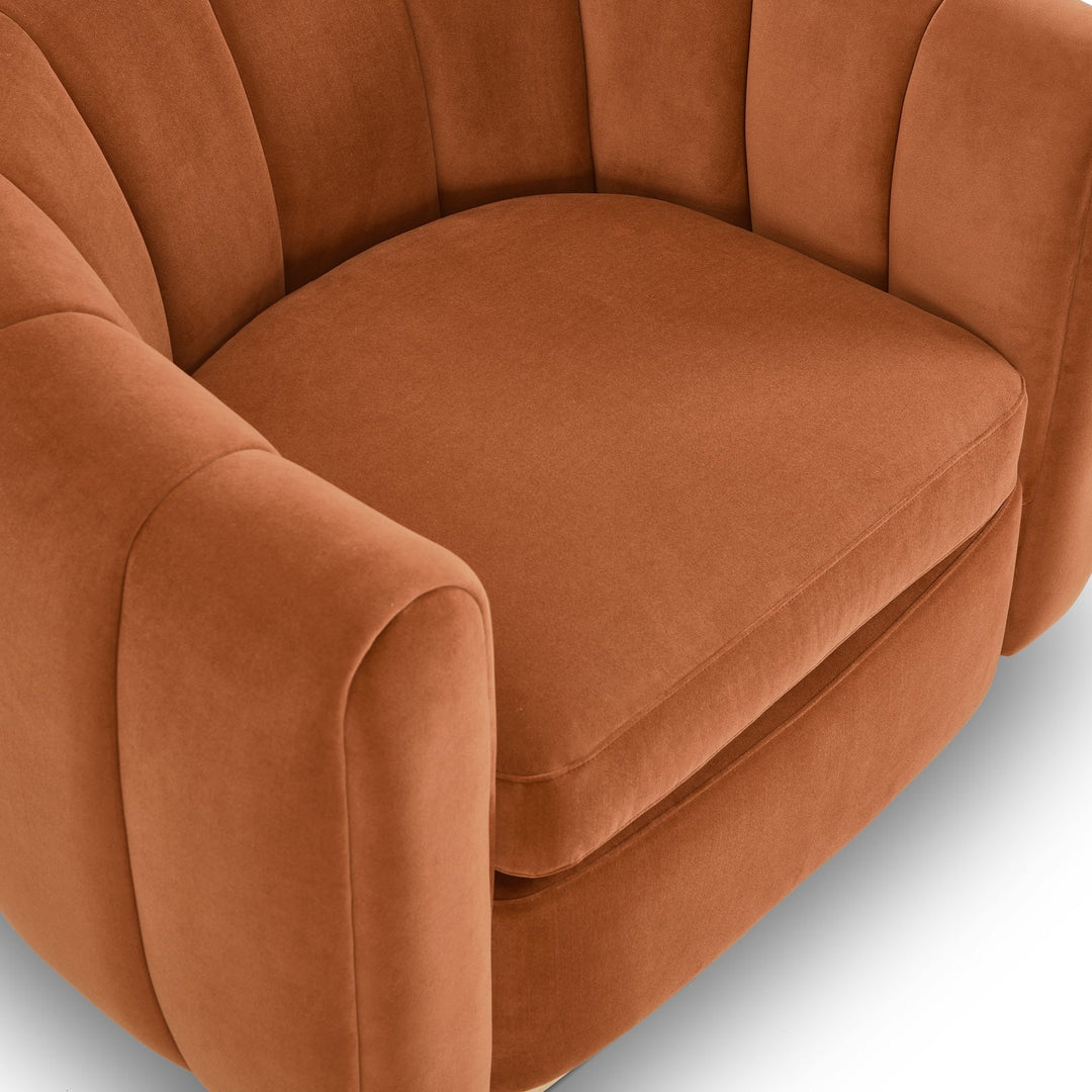 Arles Occasional Chair - Melbourne Clay & Natural Wood