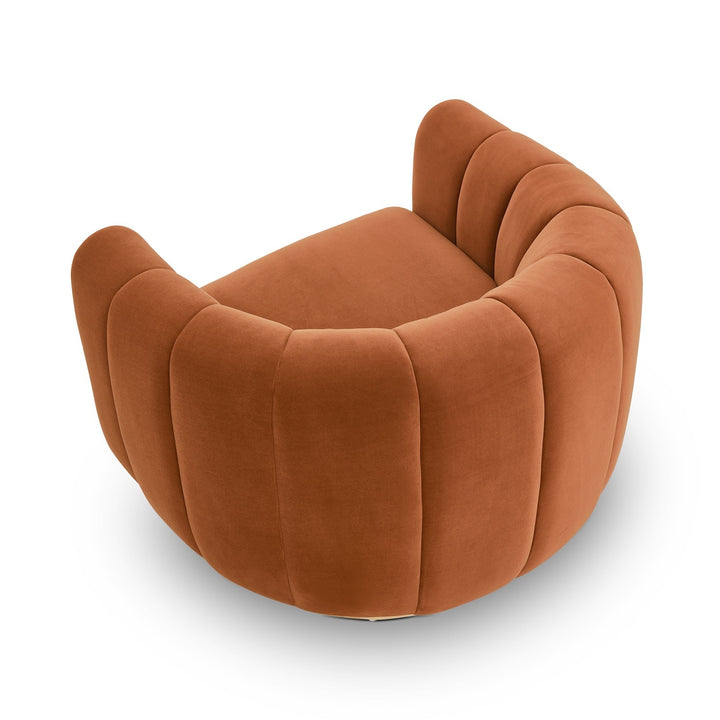 Arles Occasional Chair - Melbourne Clay & Natural Wood
