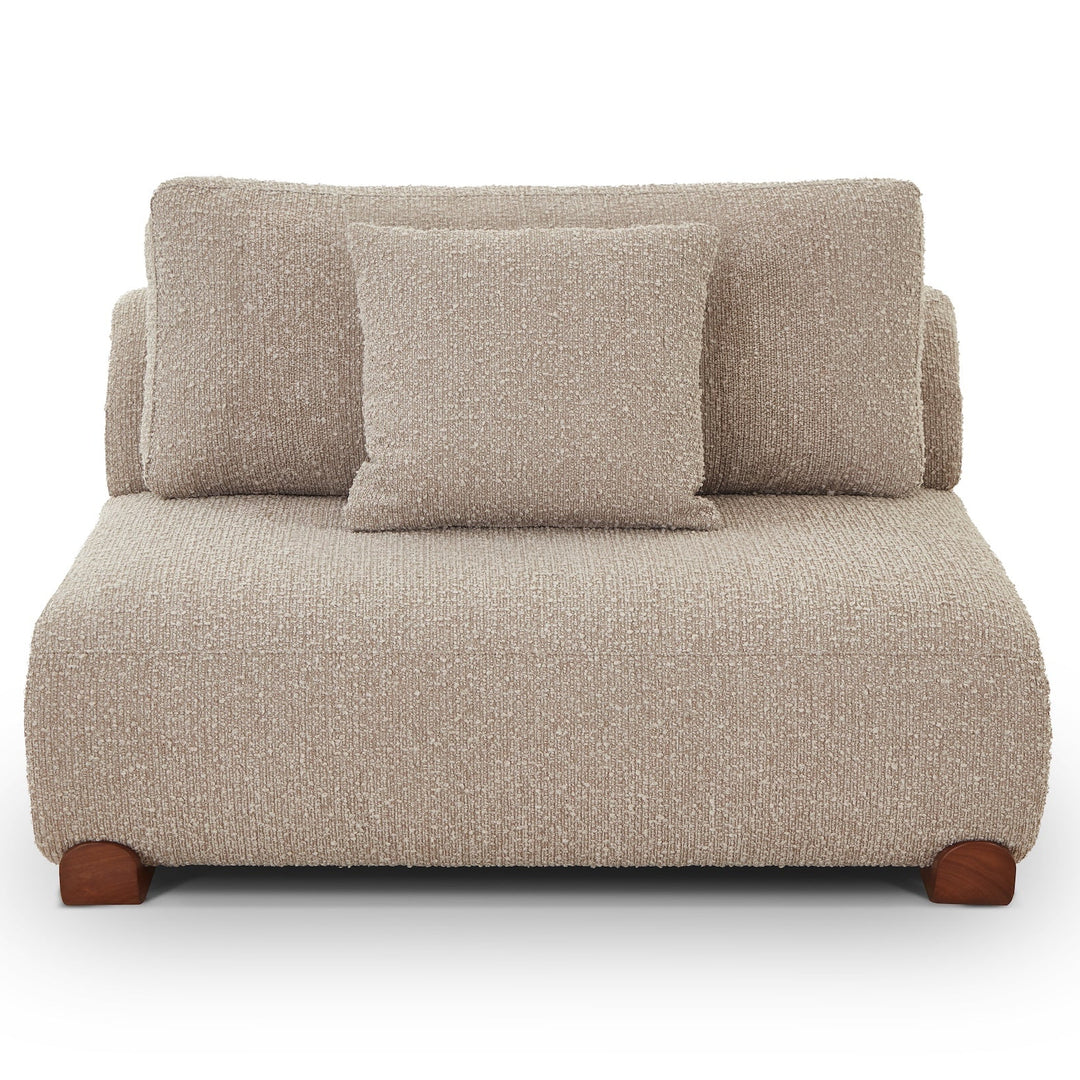 Cotto Modular Sofa Middle Two Seater - Amalfy Taupe & Middle Brown