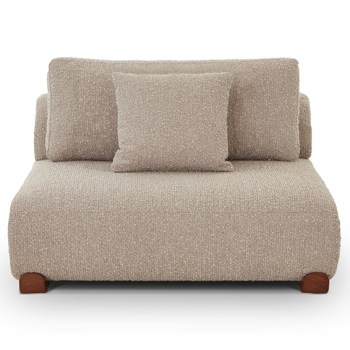 Cotto Modular Sofa Middle Two Seater - Amalfy Taupe & Middle Brown