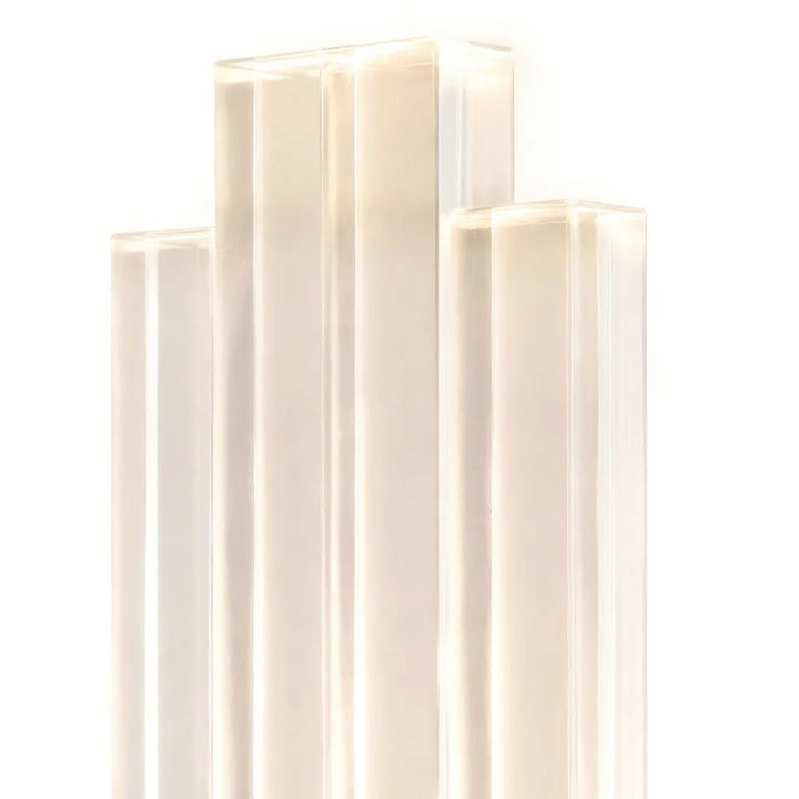 Bravura Acrylic & Brushed Brass Wall Light