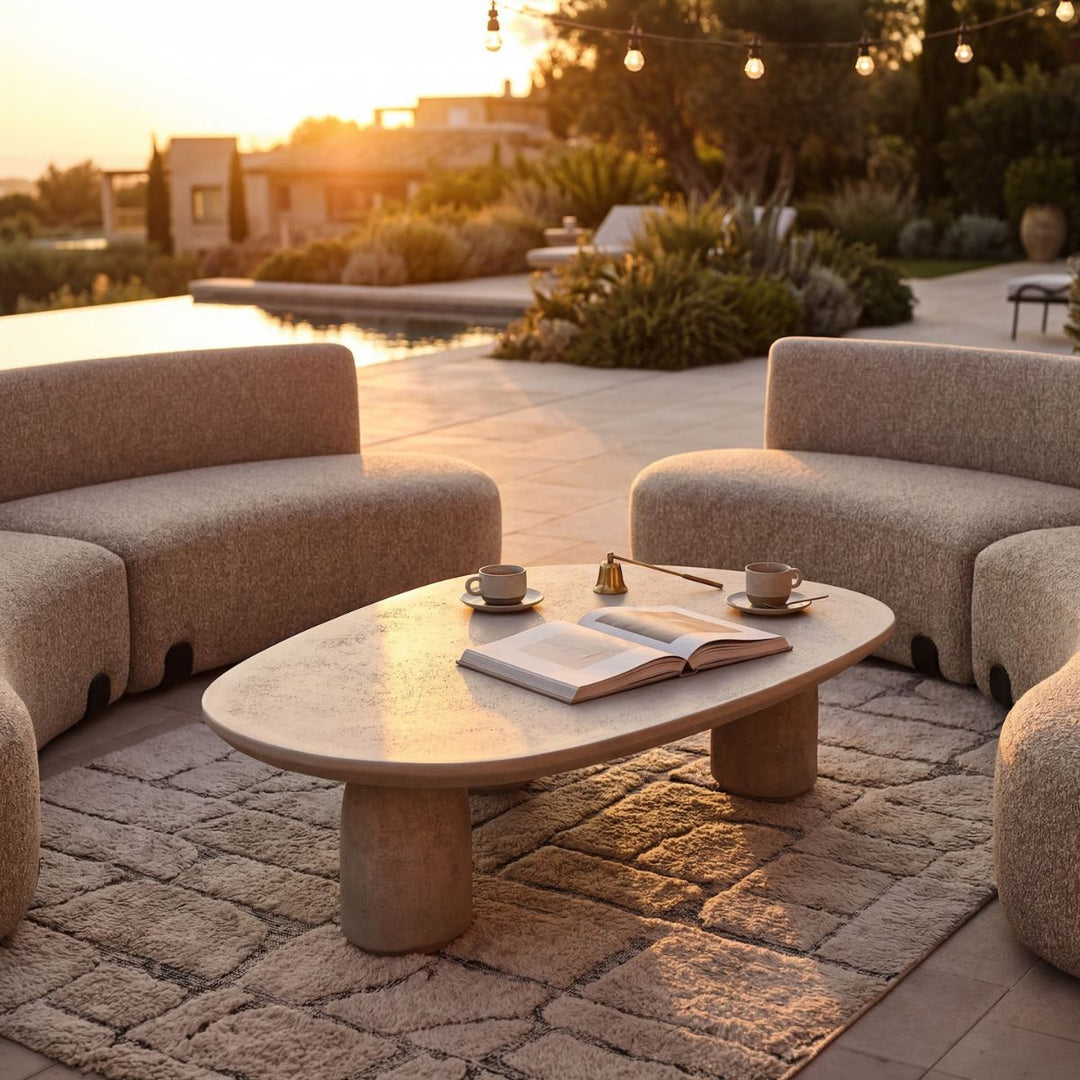 Veranda Coffee Table - Limestone