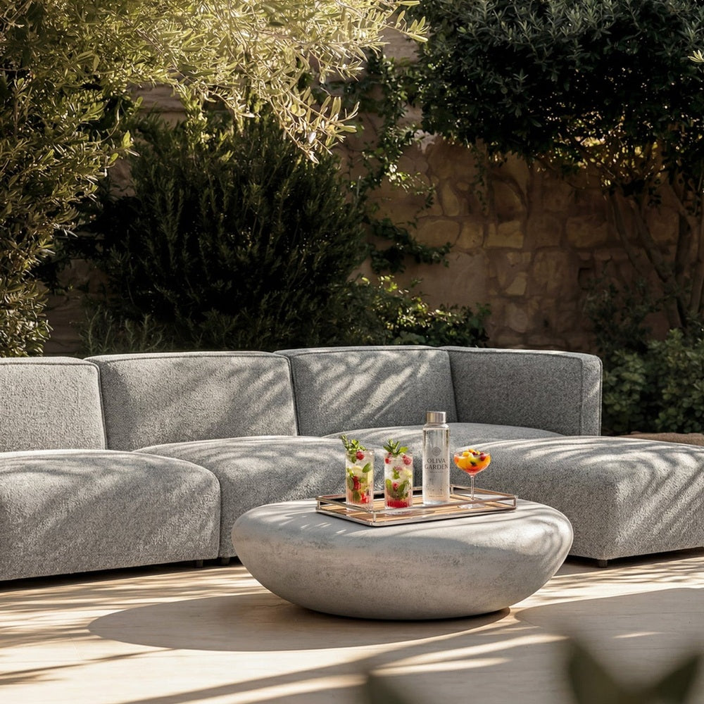 Lombok Coffee Table - Limestone