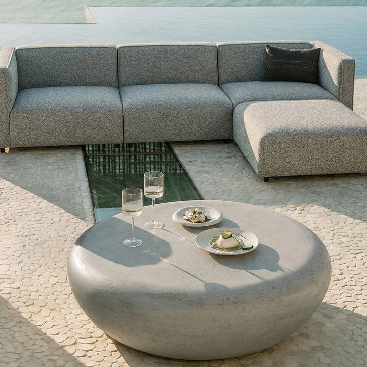 Lombok Coffee Table - Limestone