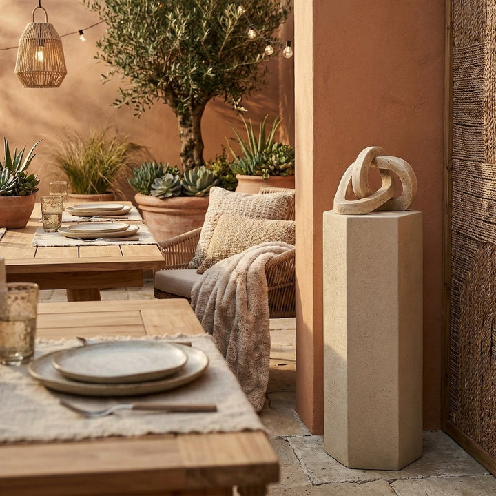 Nanpuk Pedestal - Sandstone