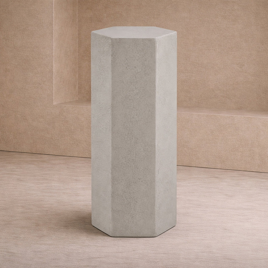 Nanpuk Pedestal - Limestone