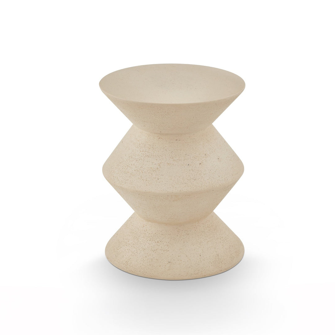 Zinda Side Table - Sandstone