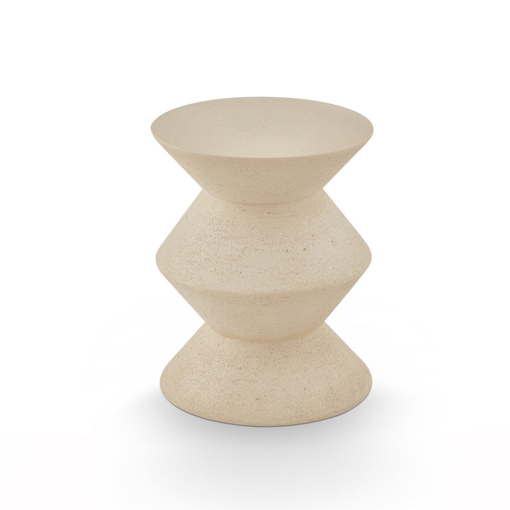 Zinda Side Table - Sandstone