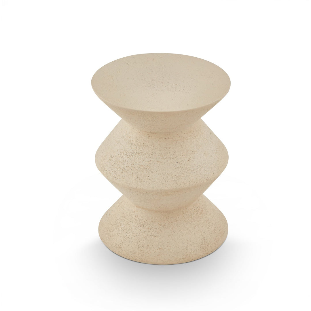 Zinda Side Table - Sandstone