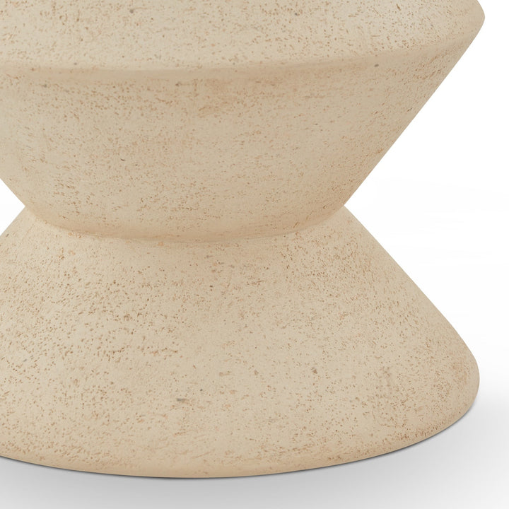 Zinda Side Table - Sandstone