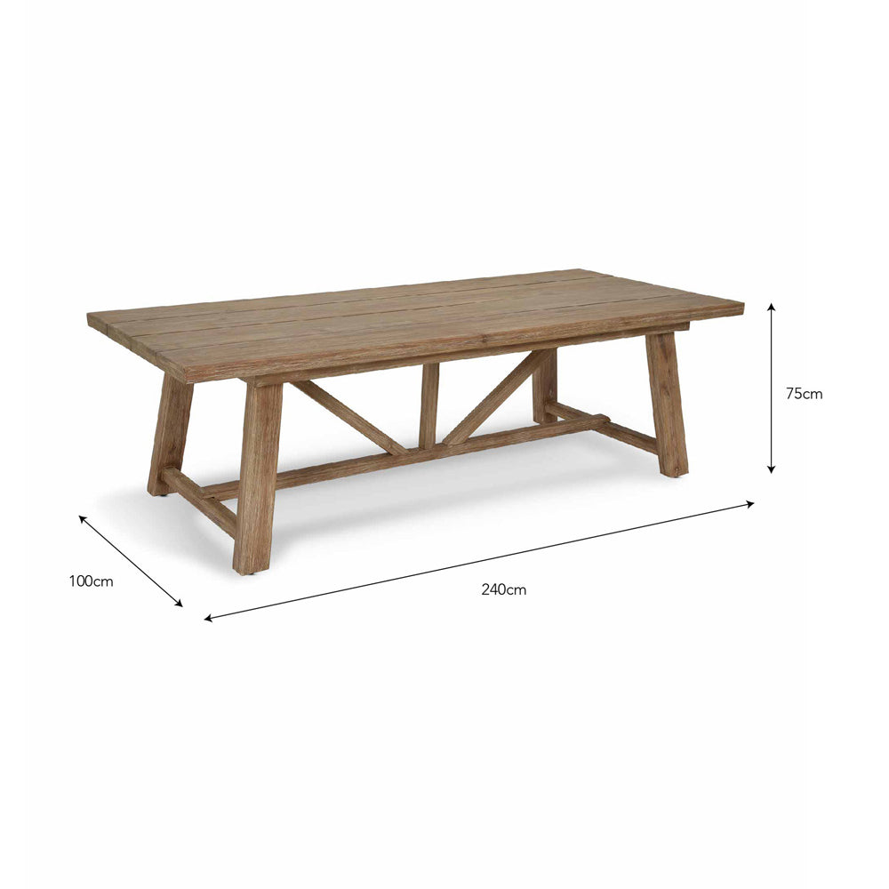 Garden Trading Chilford Solid Wood Dining Table Large