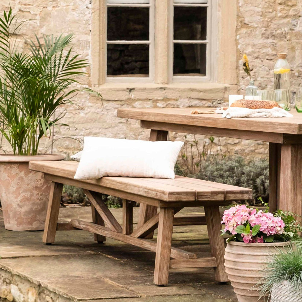 Garden Trading Chilford Solid Wood Bench Large