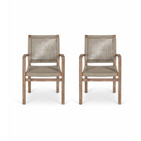 Garden Trading Chilford Set of 2 Carver Dining Chairs