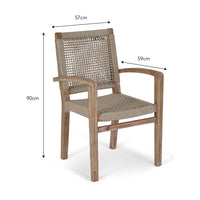 Garden Trading Chilford Set of 2 Carver Dining Chairs