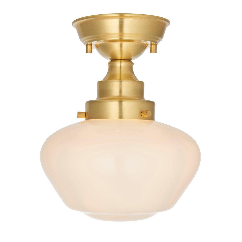 Isabella Ceiling Light - Brass & Opal Endon 1