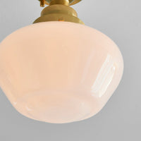 Olivia's Isabella Ceiling Light in Brass & Opal