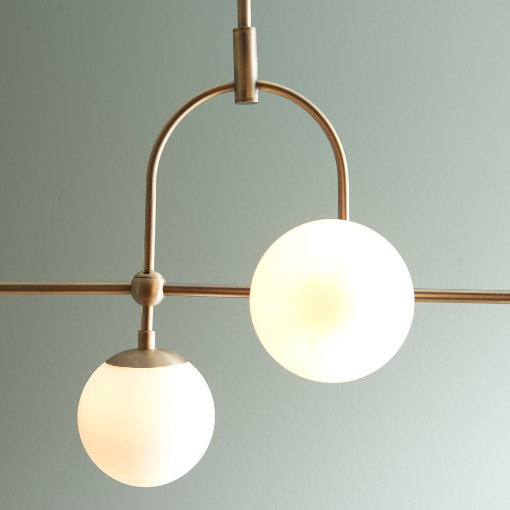 Olivia's Bella 5 Pendant light in Gold