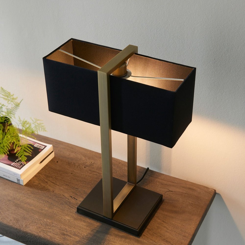 Olivia's Derby Table Lamp in Antique Brass