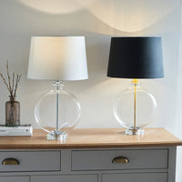 Olivia's Giselle Table Lamp Nickel