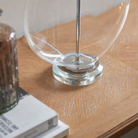 Olivia's Giselle Table Lamp Nickel