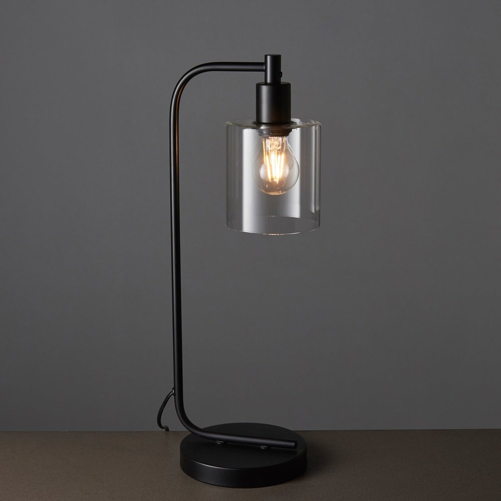  Endon-Olivia's Tori Industrial Table Lamp-Black 373 