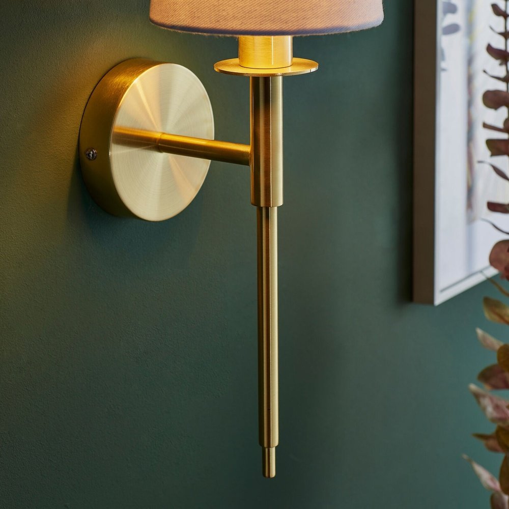 Olivia's Sadie Wall Light in Brushed Brass