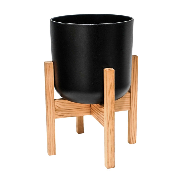 Lisbon Pot & Stand - Anthracite Ivyline 1