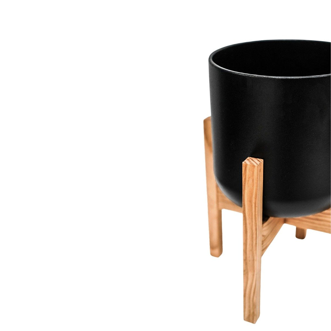 Lisbon Pot & Stand - Anthracite Ivyline 3